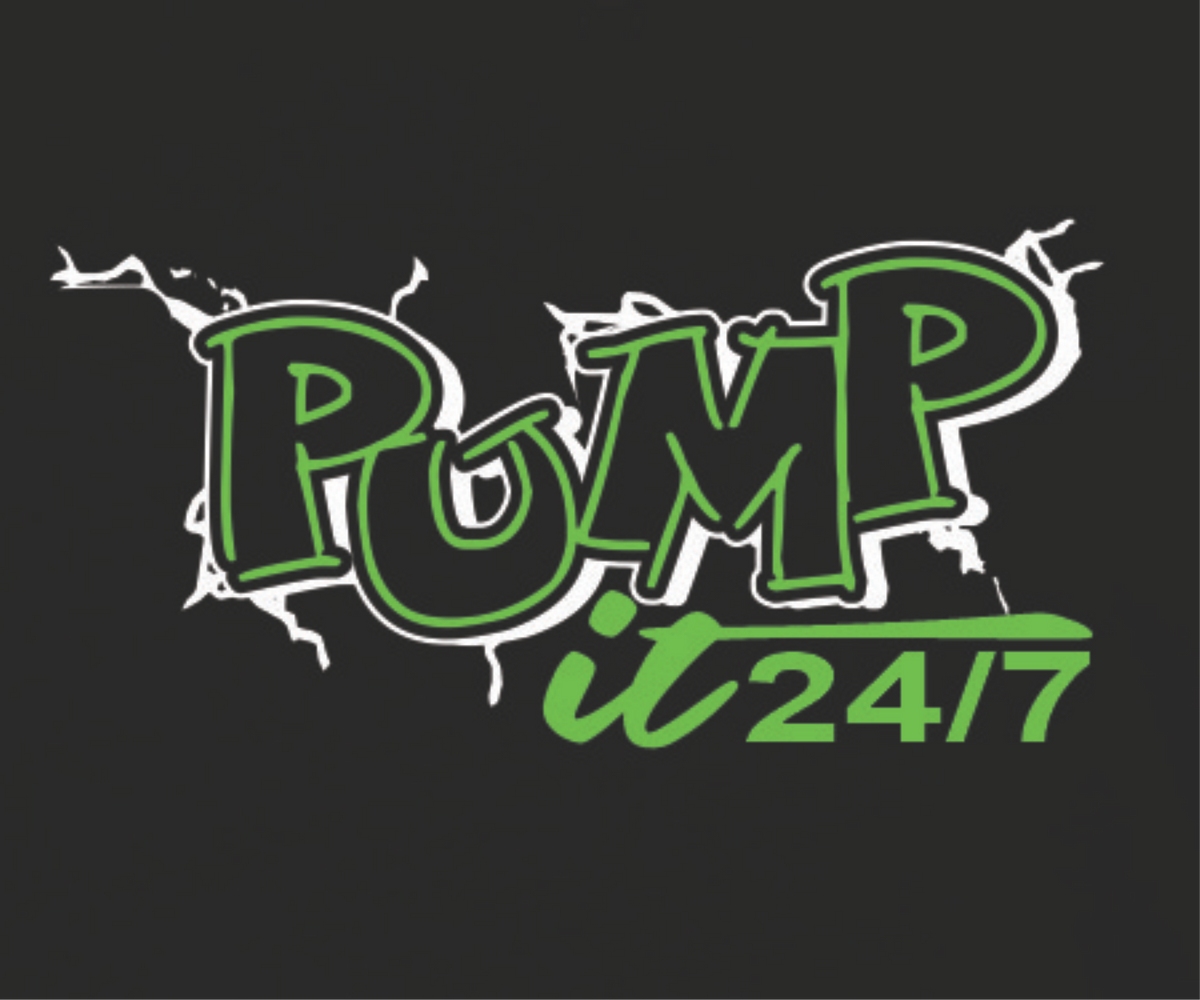 Pump It Fitness River Signs