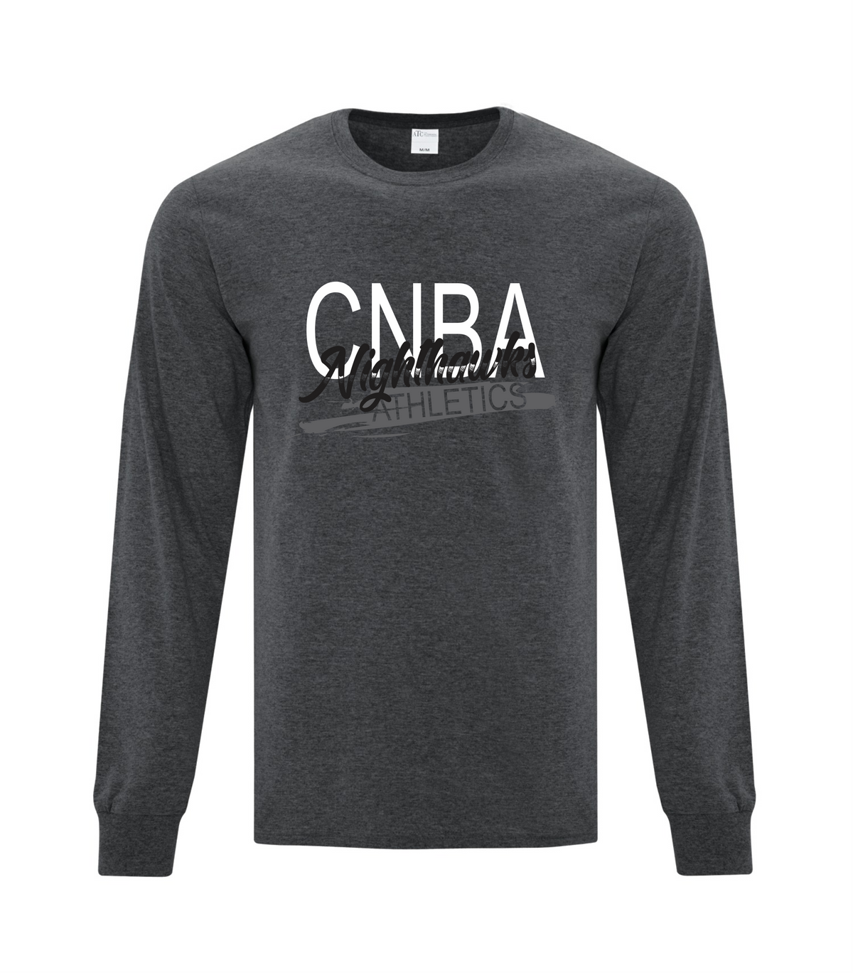 ATC Every Day Cotton Long Sleeve Tee - Dark Heather Grey - CNBA 2026-27