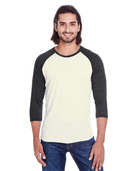 Triblend Three-Quarter Sleeve Raglan T-Shirt - 302G