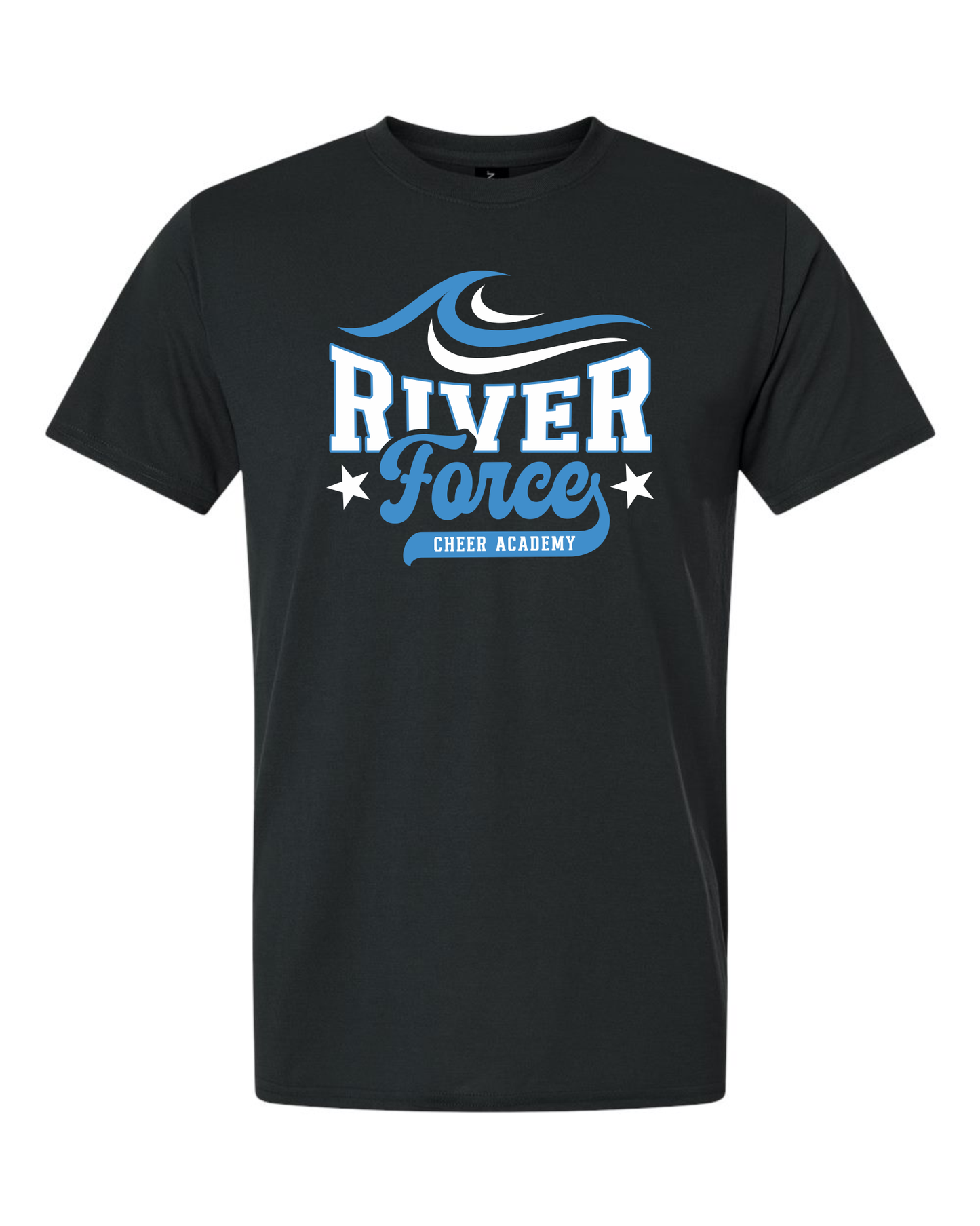 Unisex Performance T-Shirt - Black - River Force Cheer Academy