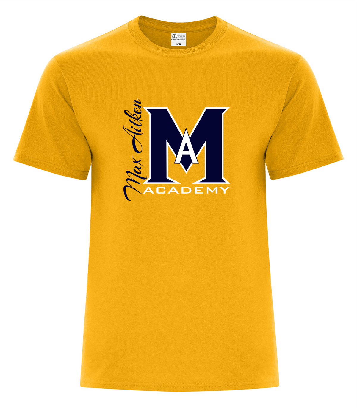 Everyday Cotton Blend Tee - Team Gold - Max Aitken Academy 2026-27