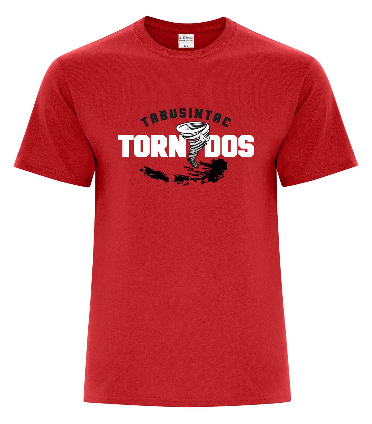 Everyday Cotton Blend Tee - Team Red Colour - Tabusintac School 2026-27