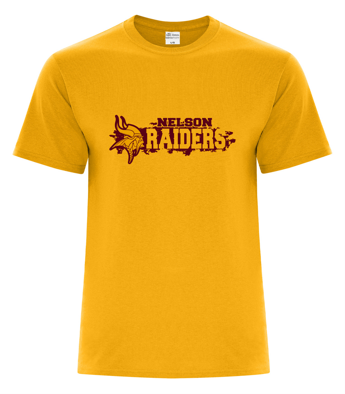 Everyday Cotton Blend Tee - Team Gold - Nelson School 2026-27