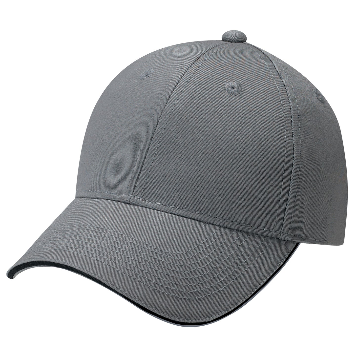AJM -Contrasted Peak Edge Baseball Cap- 6F580M