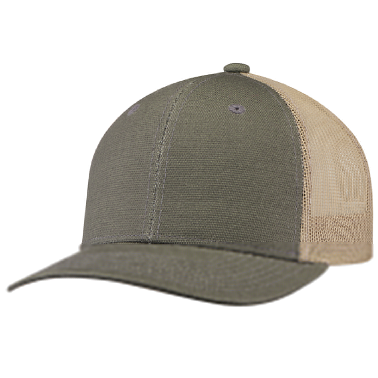 AJM -Duck Canvas & Polyester Mesh Cap- 8D017M