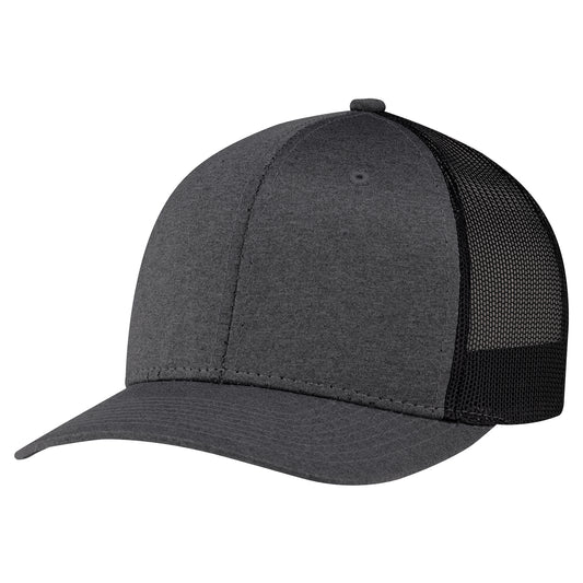 AJM -Polyester Heather with Polyester Mesh Back- 8H018M