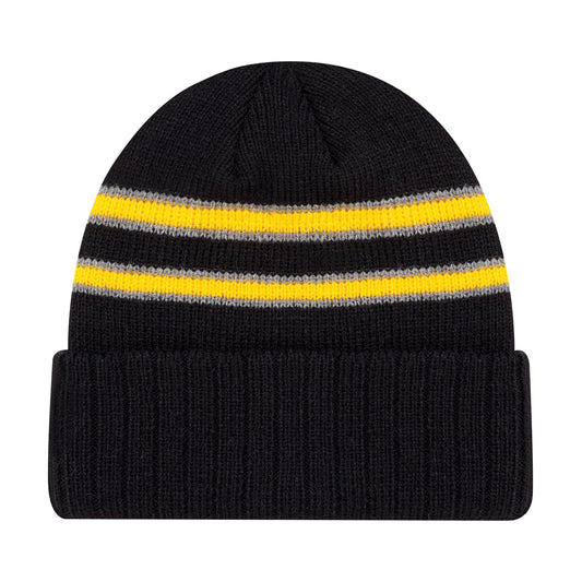 AJM -Cable Rib Knit Cuff Stripped Toque- 9W198M