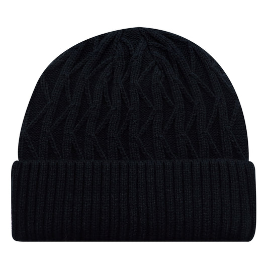 AJM -Jacquard Cable Knit Cuffed Toque- 9Y530M