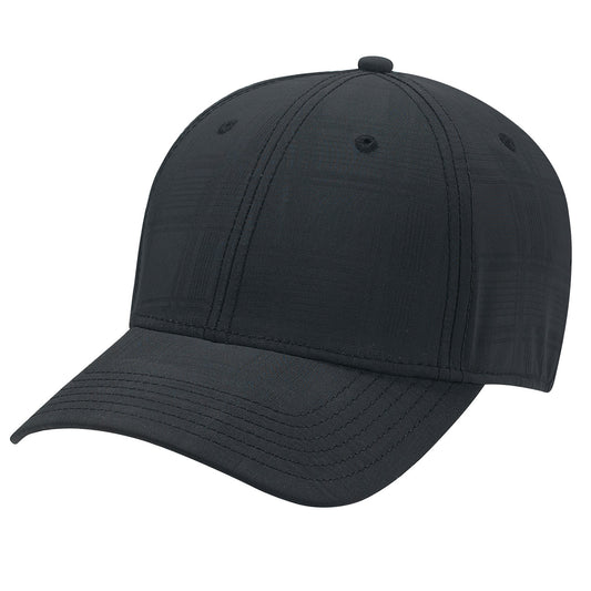 AJM -Polyester Plaid & Spandex Cap-AC5011
