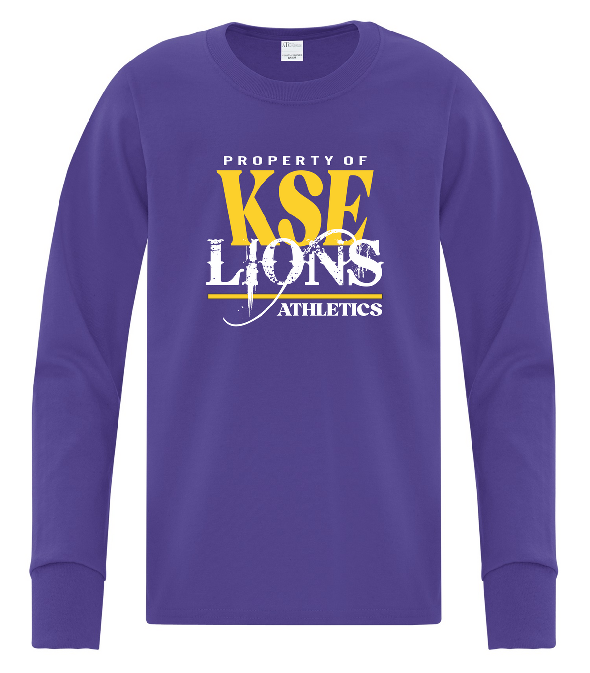 ATC Every Day Cotton Long Sleeve Tee - Purple - King Street Elementary