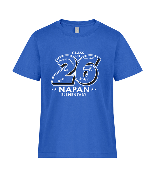 Ring Spun Cotton Tee - Royal Blue - Napan School 2026