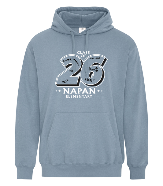 Earth Wash Fleece Hoodie - Stone Blue - Napan School 2026