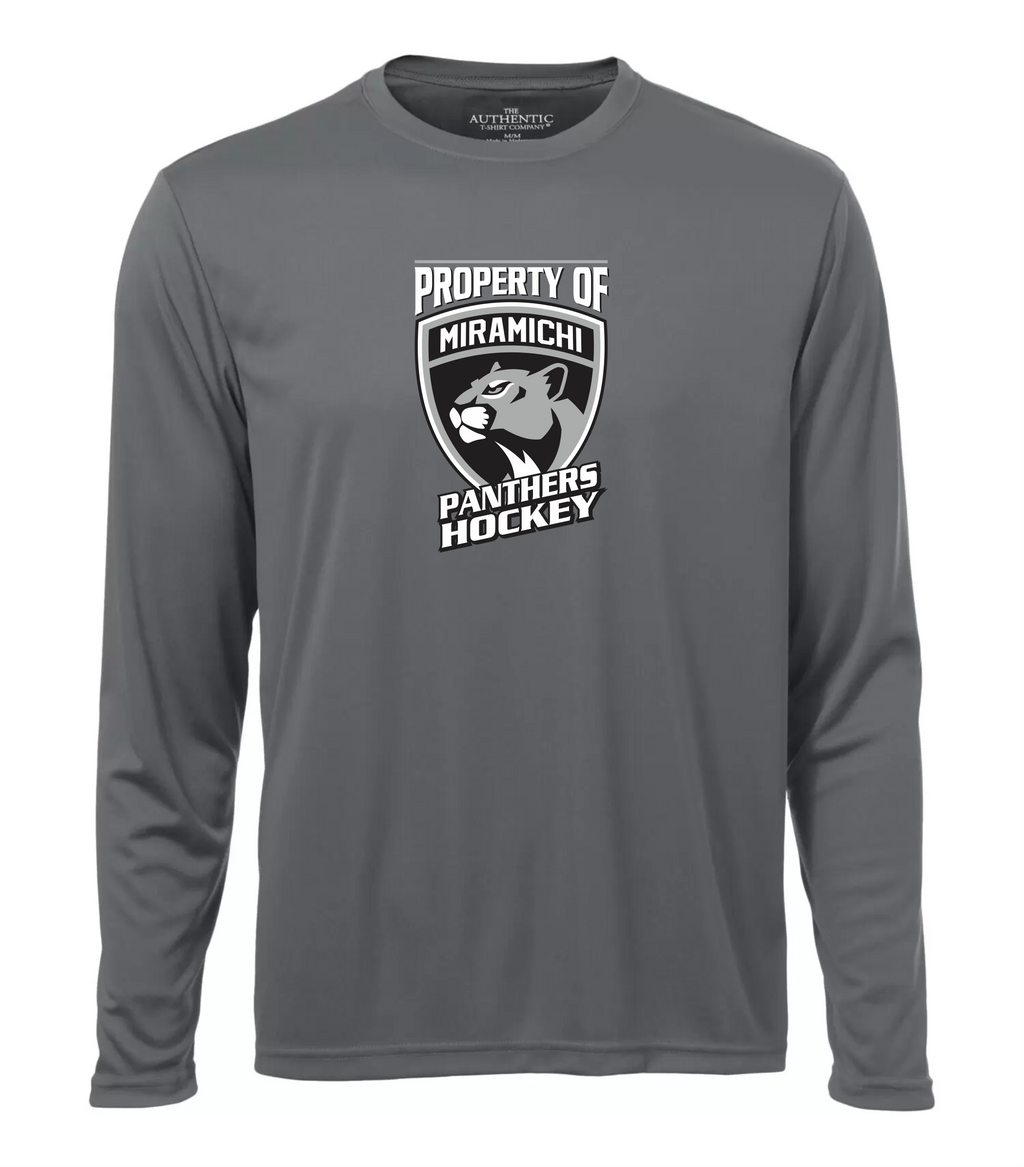 Miramichi Panthers - Polyester Long-Sleeve T-shirt