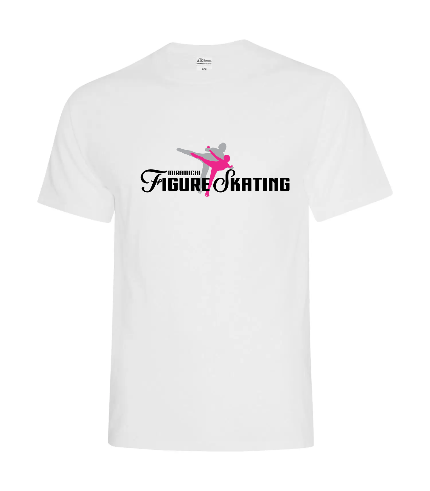 Cotton Blend T-Shirt - White - Miramichi Figure Skating 2024-25