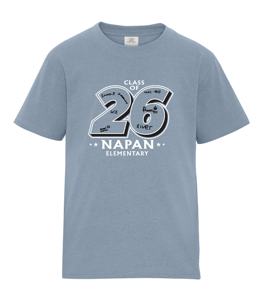 Earth Wash T-shirt - Stone Blue - Napan School 2026