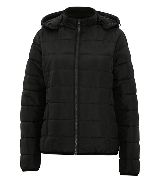 Essential Hooded Insulated Ladies' Jacket ─Dryframe DF7630L