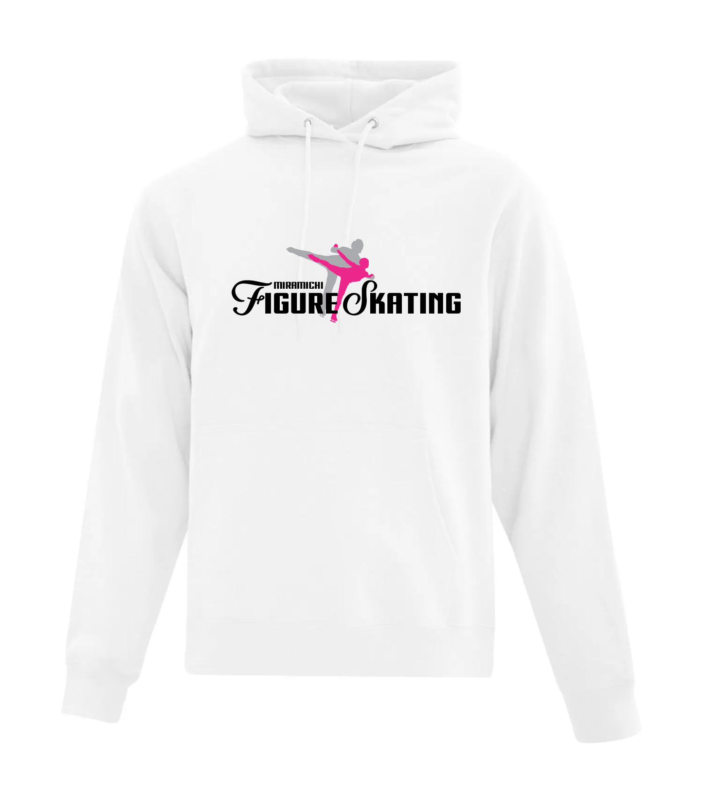 Cotton Hoodie - White - Miramichi Figure Skating 2024-25