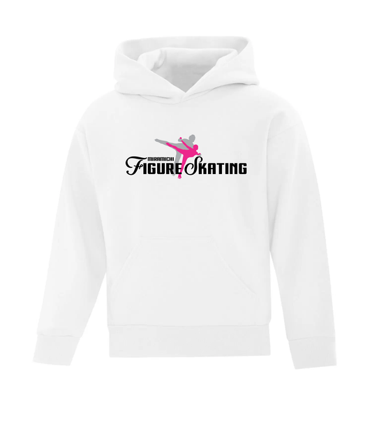 Cotton Hoodie - White - Miramichi Figure Skating 2024-25