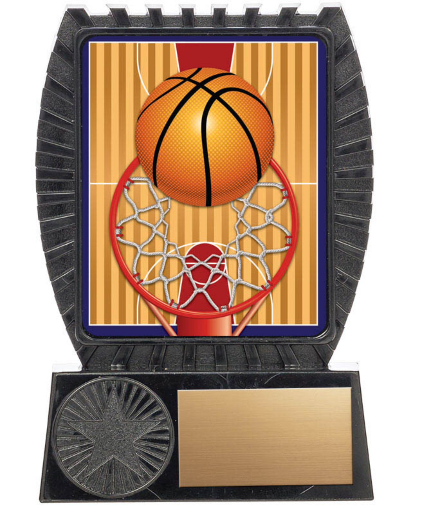 Basketball trophy - Lynx II series on Black Stand