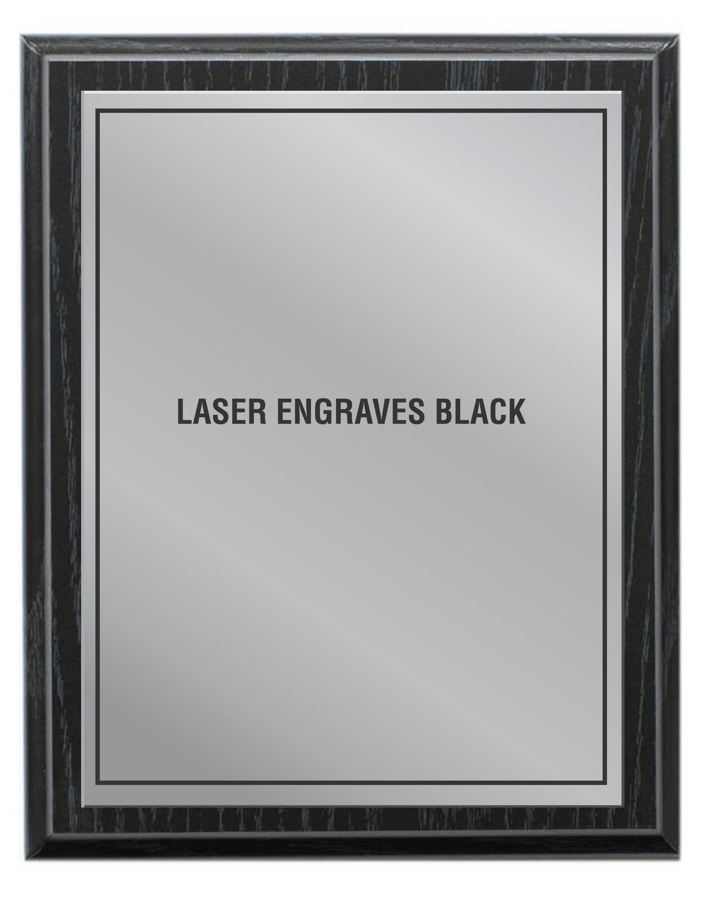 Black Oak plaque - Laser series