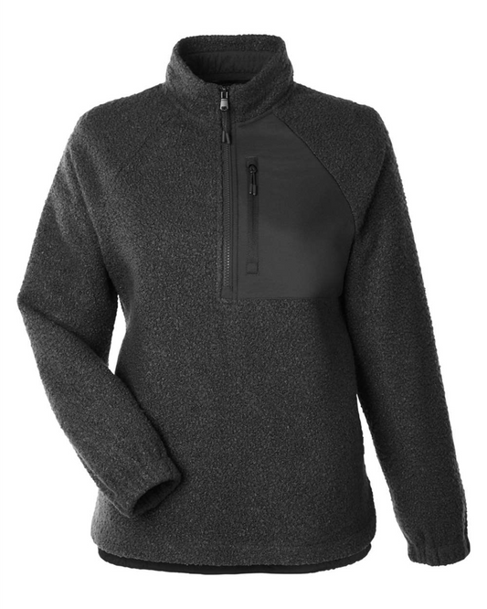 Ladies' Aura Sweater Fleece Quarter-Zip Pullover - NE713W