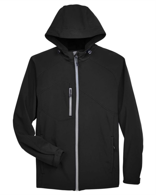 Men's Prospect Two-Layer Fleece Bonded Soft Shell Hooded Jacket - 88166