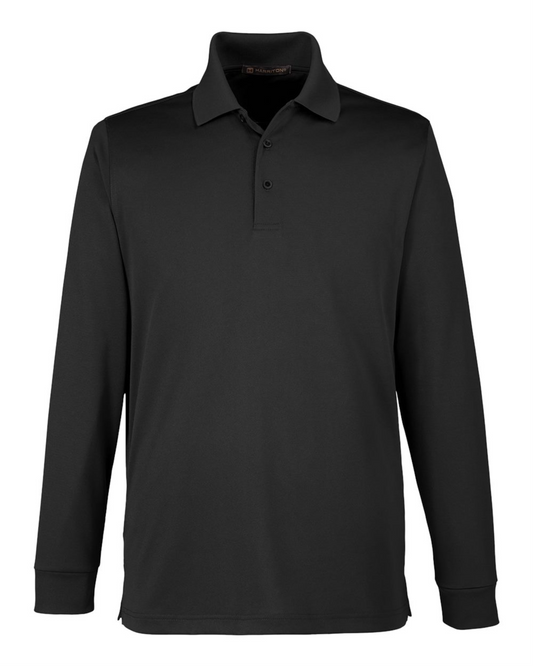 Men's Advantage Snag Protection Plus IL Long Sleeve Polo -Harriton M348L