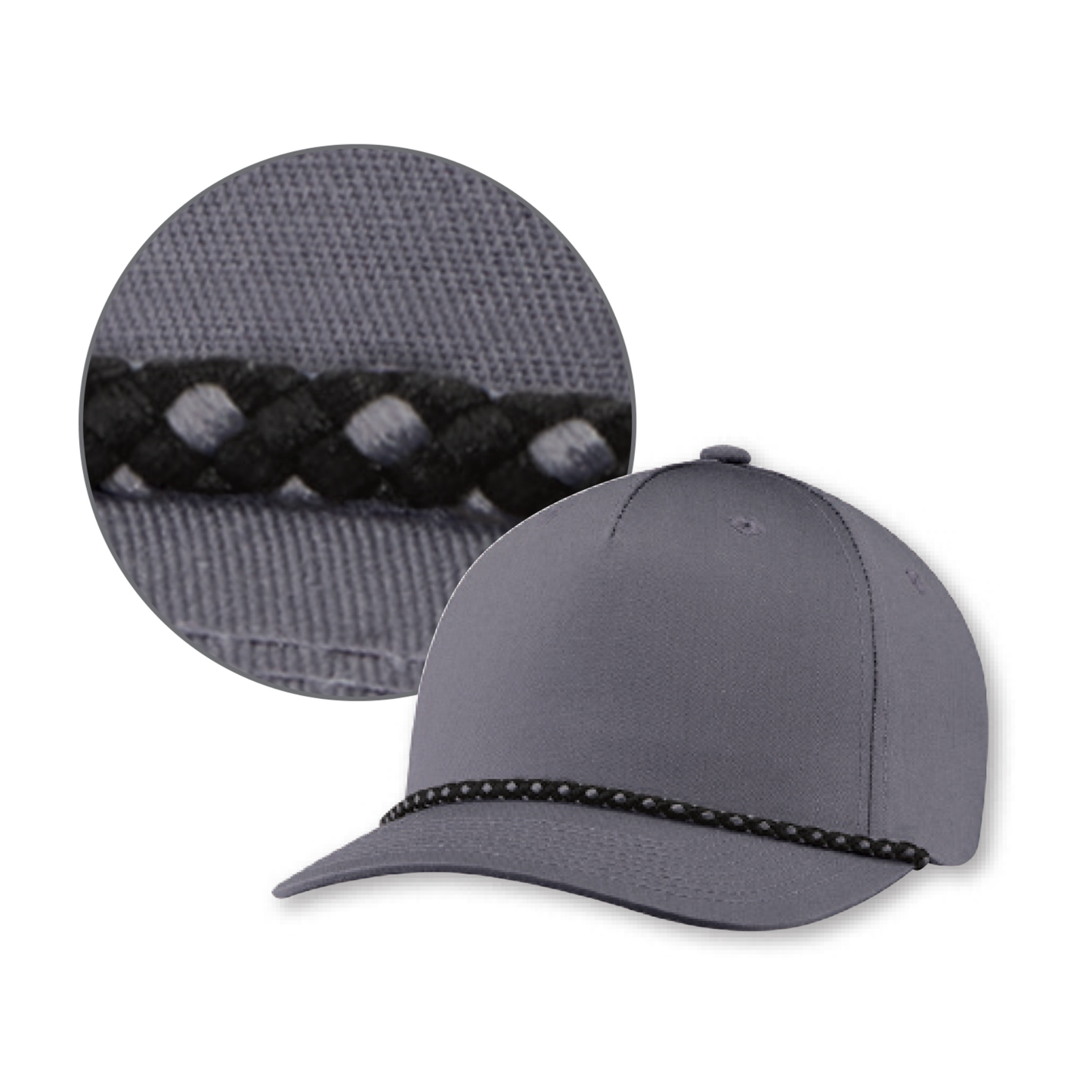 5 Panel Constructed Pro-Round-Five - Polycotton - 5170M