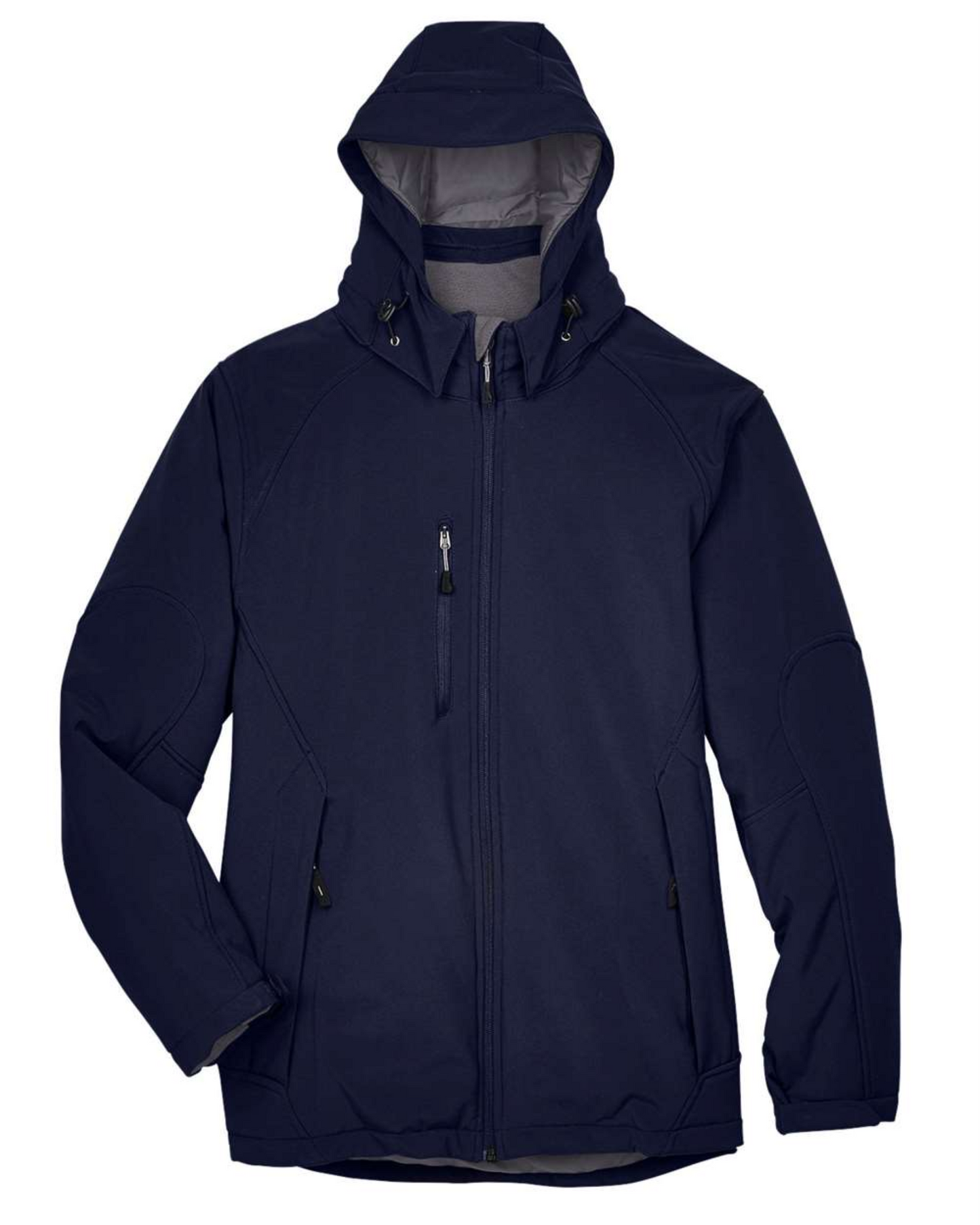 Men's Glacier Insulated Three-Layer Fleece Soft Shell Hood Jacket with Detachable Hood - 88159