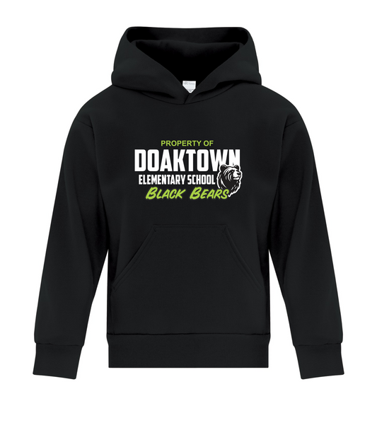 Everyday Fleece Hoodie - Black - Doaktown Elementary 2026-27