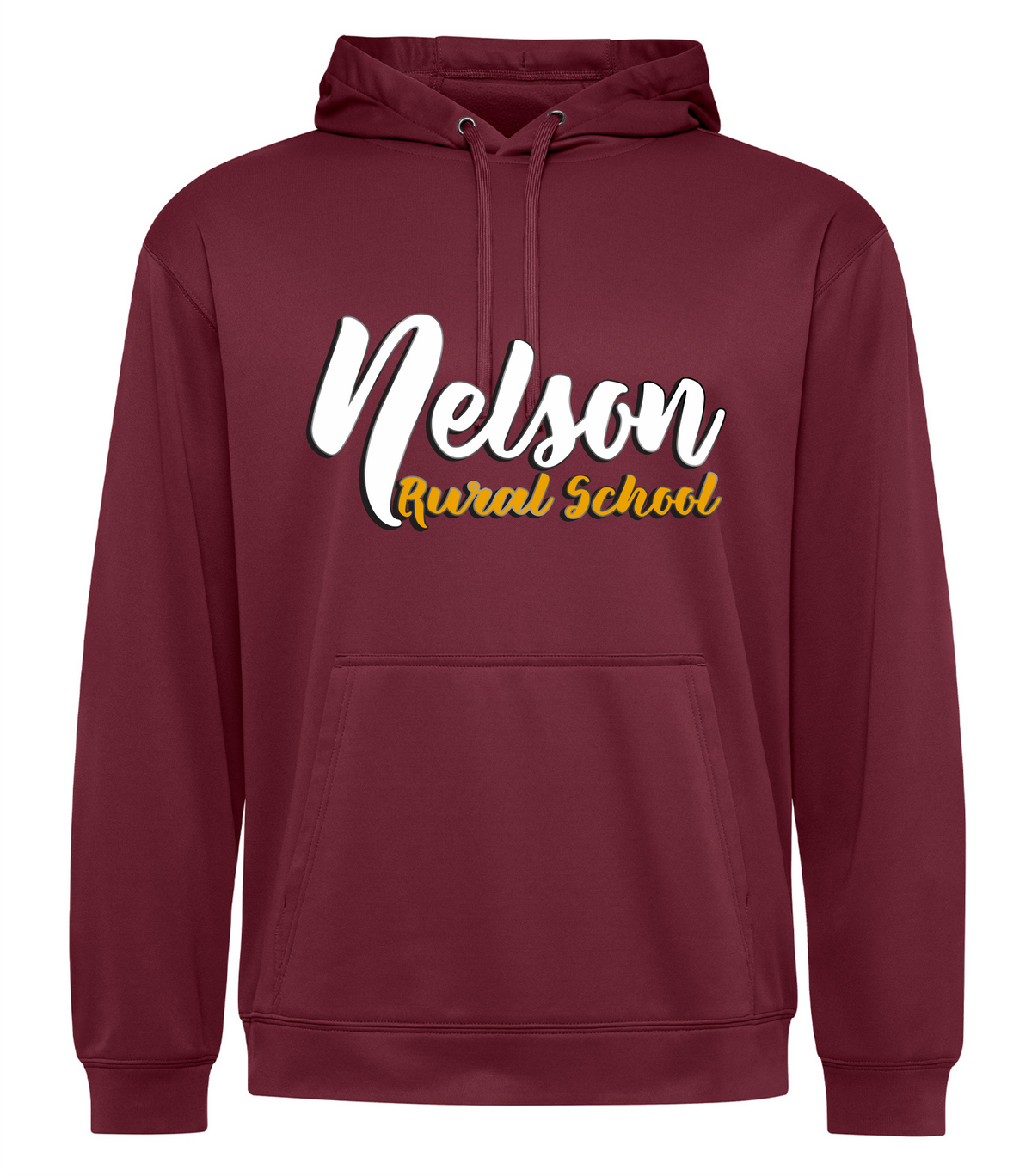 ATC Essential Performance Hoodie - Maroon - Nelson School 2026-27