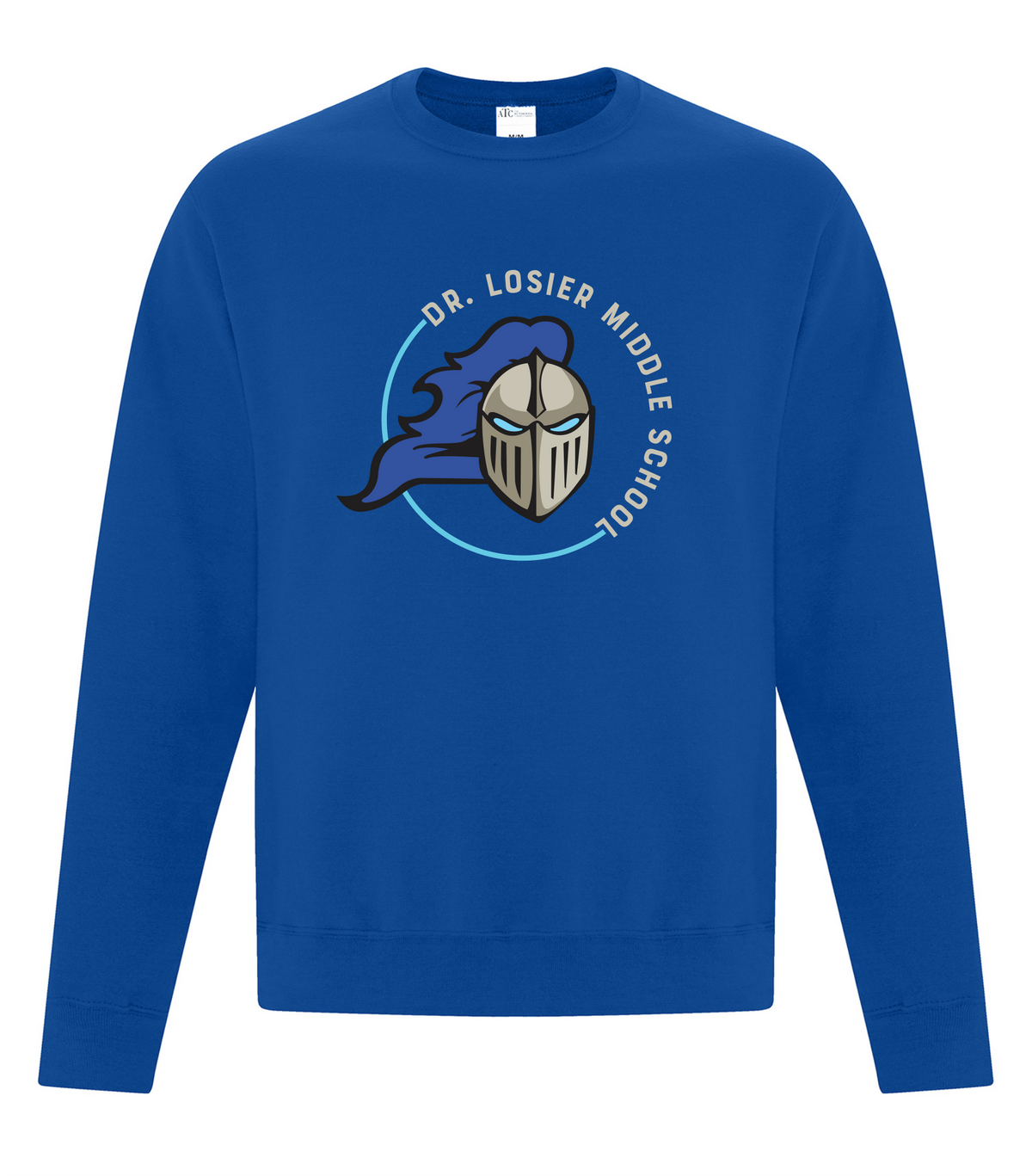 Everyday Fleece Crewneck Sweatshirt - Team Royal - Dr. Losier School 2026-27