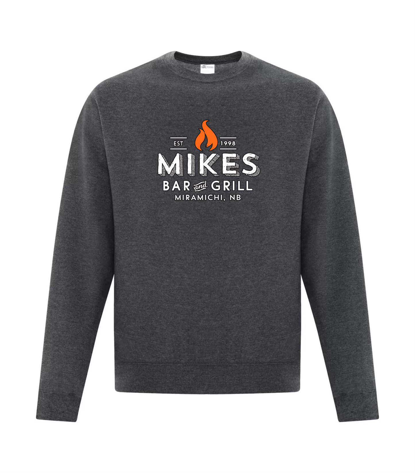 Mike's Bar - Everyday Fleece Crewneck Sweatshirt - Dark Heather Grey