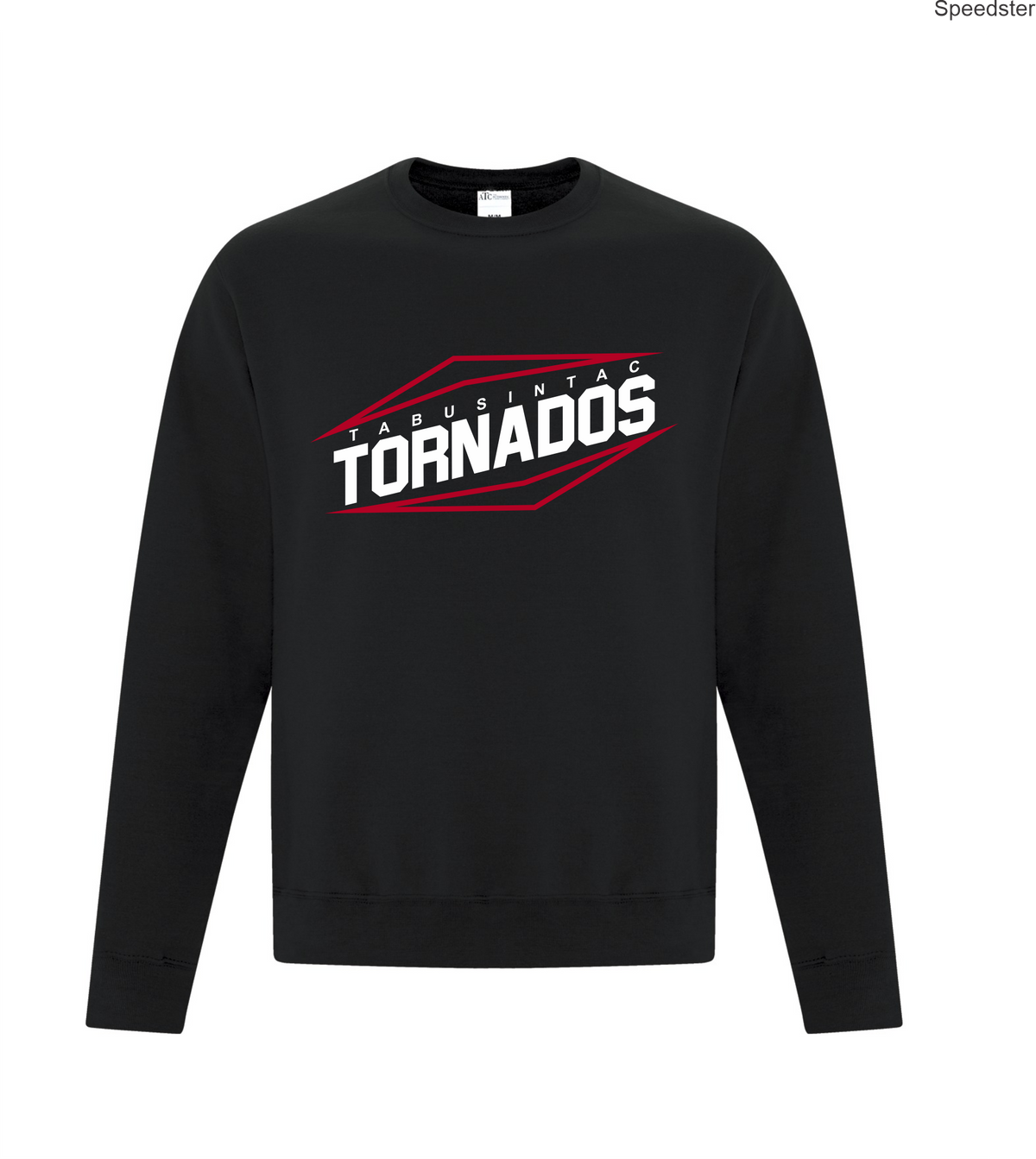Everyday Fleece Crewneck Sweatshirt - Black - Tabusintac School 2026-27