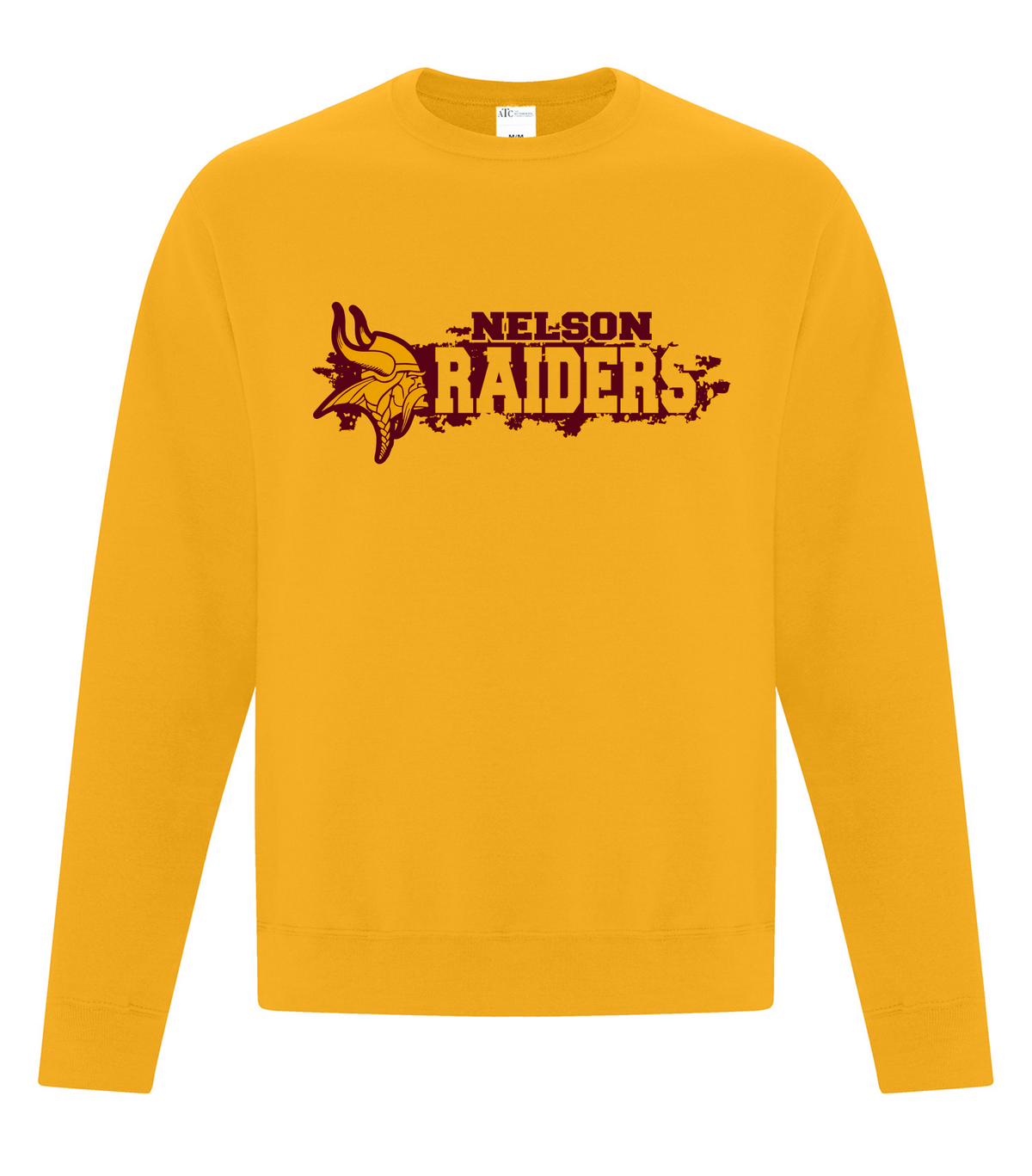 Everyday Fleece Crewneck Sweatshirt - Team Gold - Nelson School 2026-27