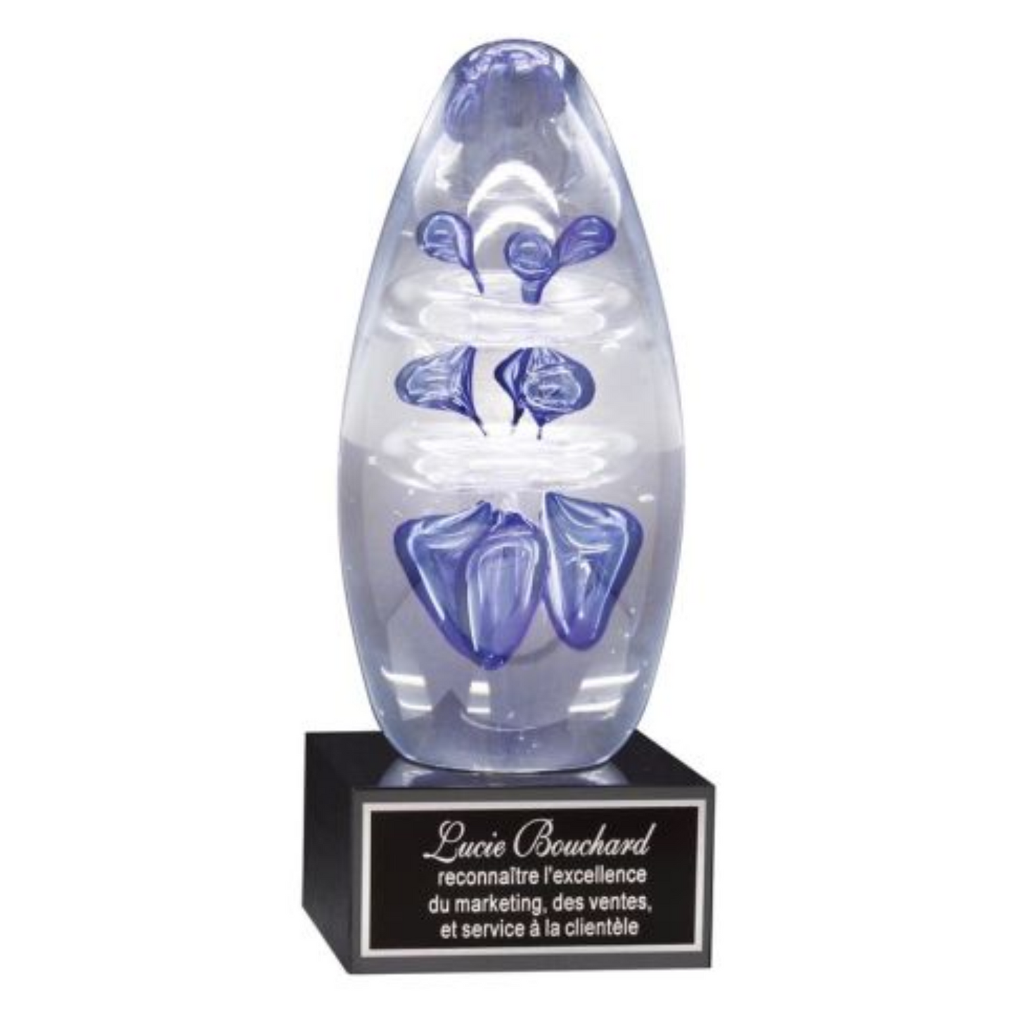 Art Series - Blue Oval 6.75"