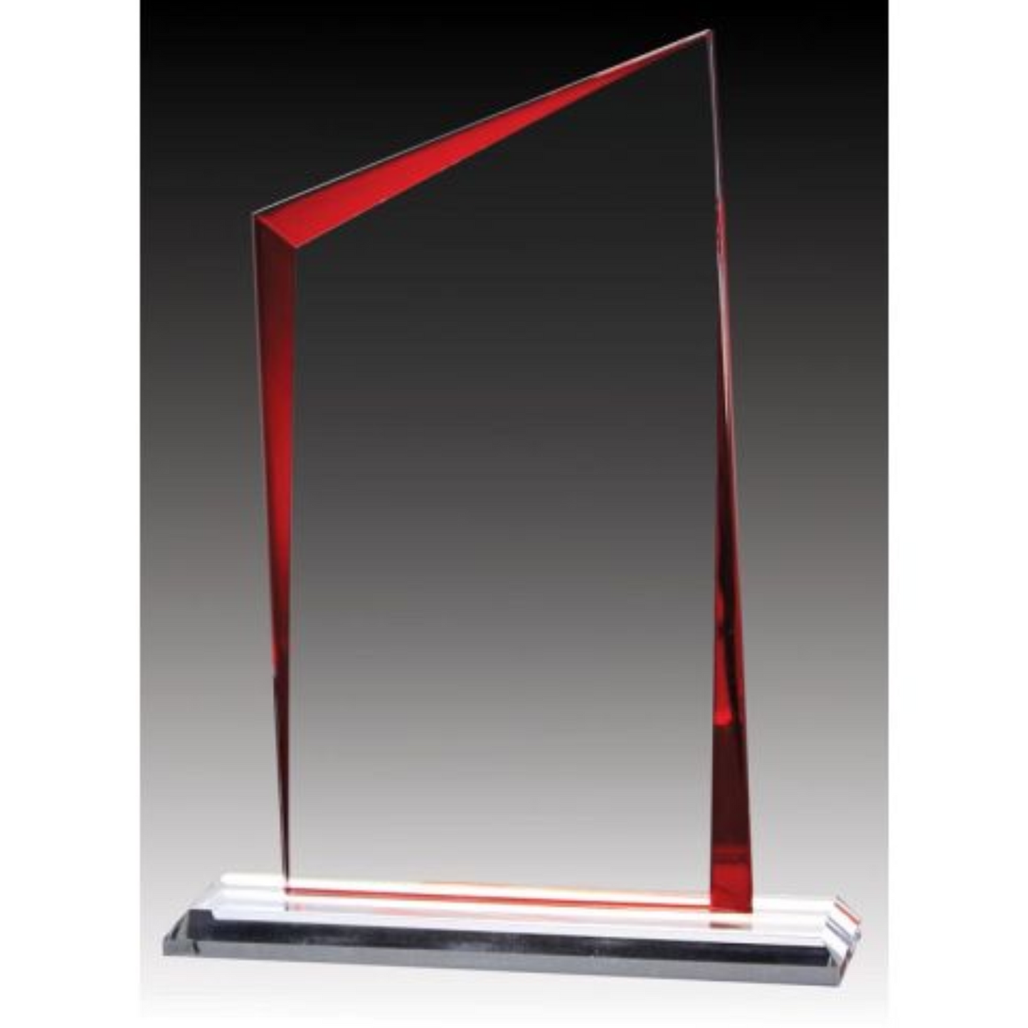 Gemstone Series - Glass Peak Clear with Red Edge