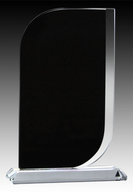 Onyx Series - Wave Clear Black Glass