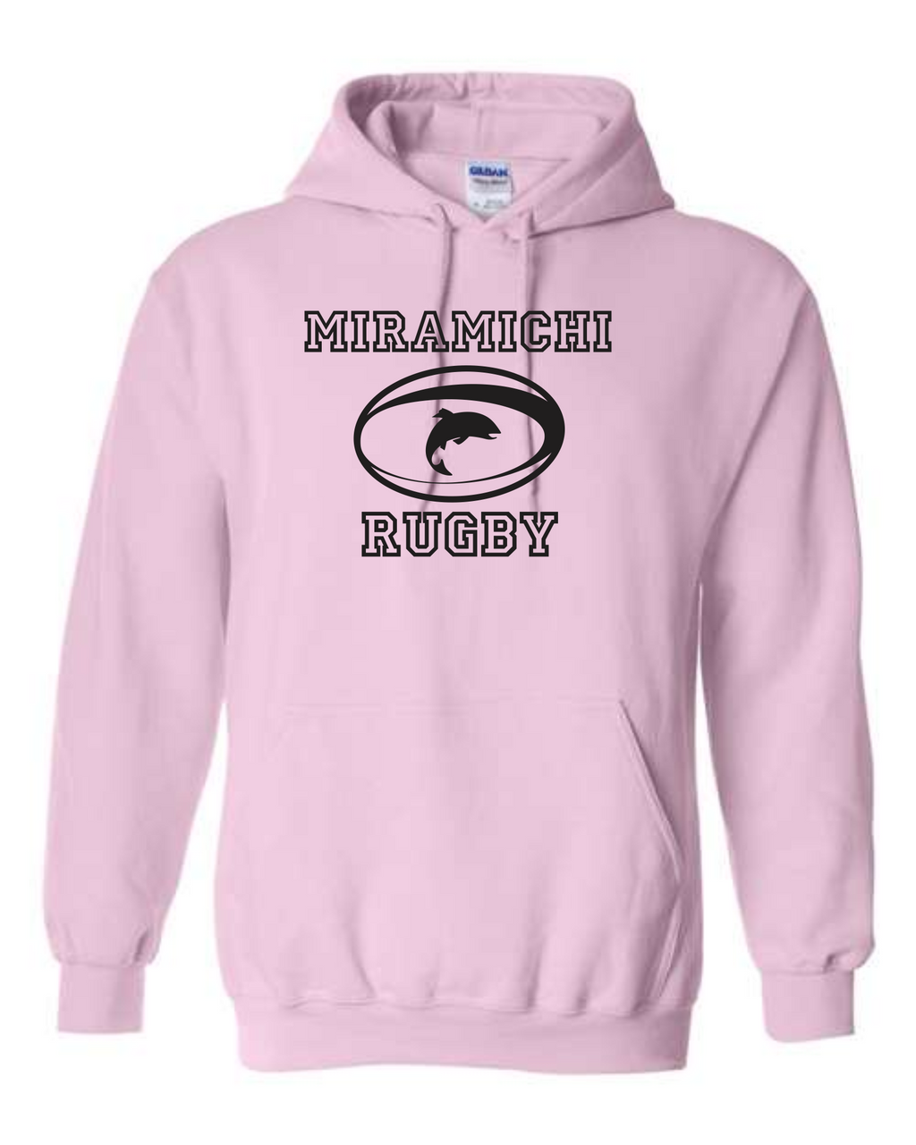 Miramichi Rugby - Pink - Cotton Hoodie