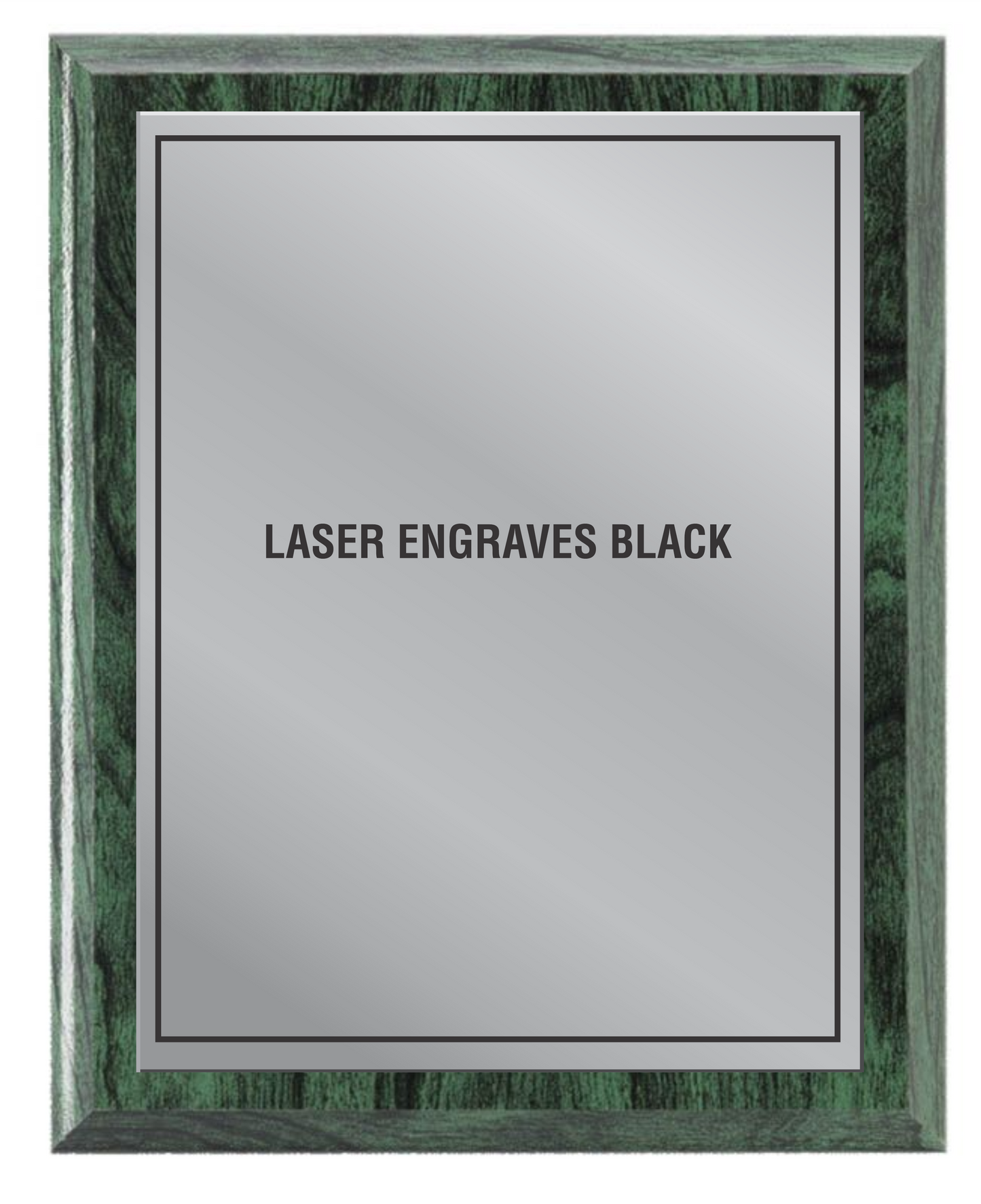 Green Wood plaque - Laser series