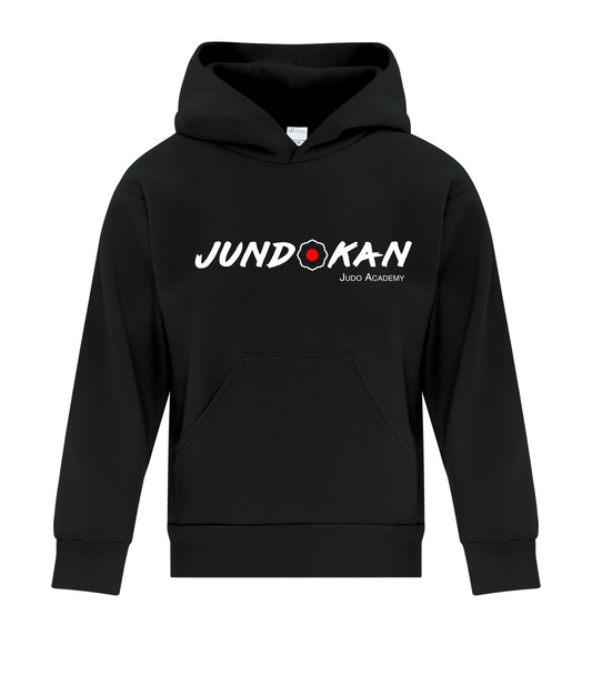Everyday Fleece Hoodie.-Black- Jundokan Judo Academy