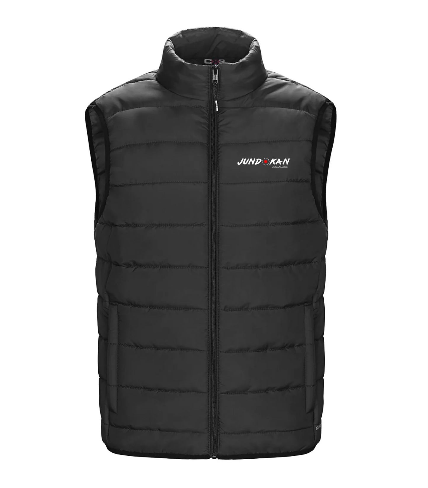 Chill - Men's Puffy Vest -Black- Jundokan Judo Academy