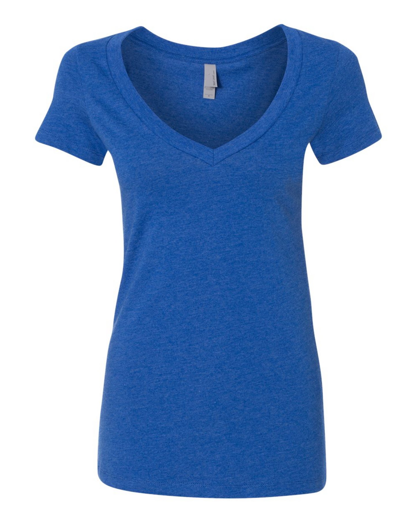 Ladies' CVC Deep V-Neck T-Shirt - Next Level 6640