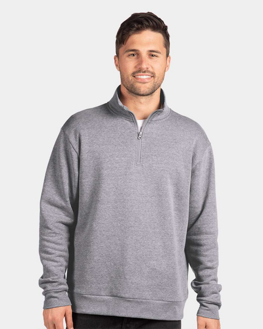 Fleece Quarter-Zip Pullover - Next Level 9643