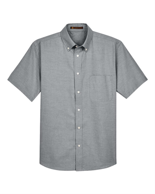 Men's Oxford Short Sleeve with Stain-Release - Harriton M600S