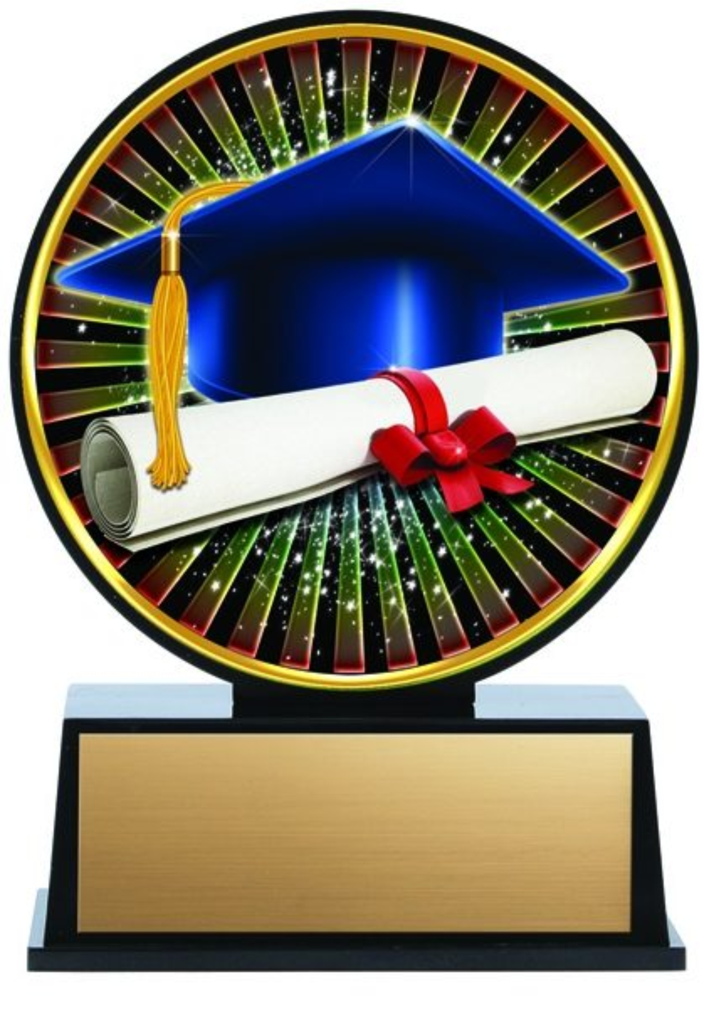 Graduation 4 1/2" Holder on Base - Vibe Series