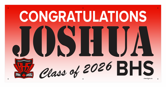 The "Joshua" Banner - 2' x 4'