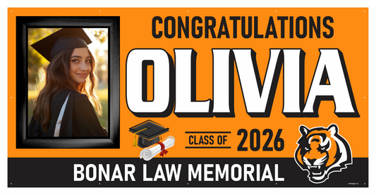 The "Olivia" Banner - 4' x 8'