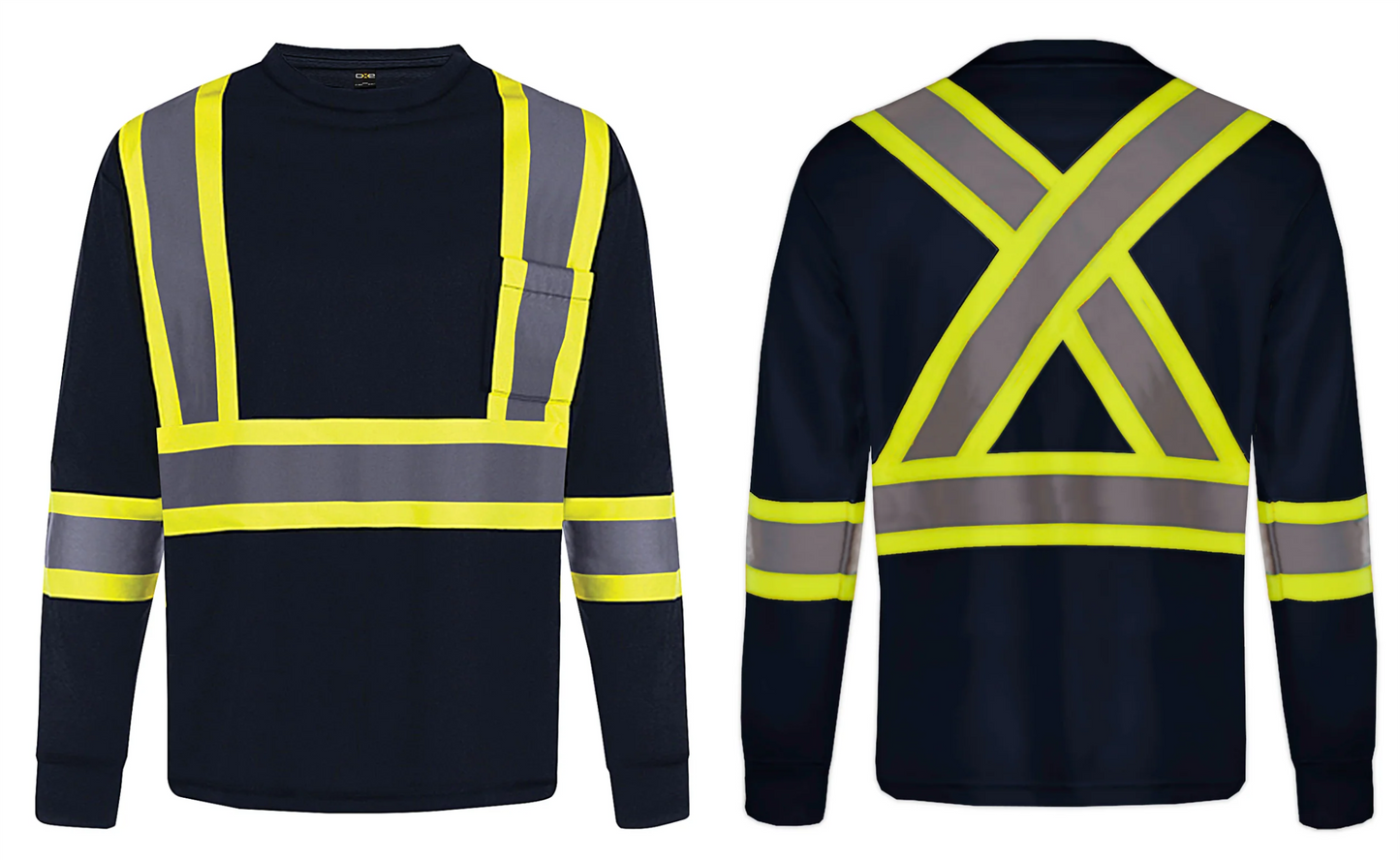 Safety T-Shirt - Adult Long Sleeve Beacon Hi-Vis- CX-2 S05948