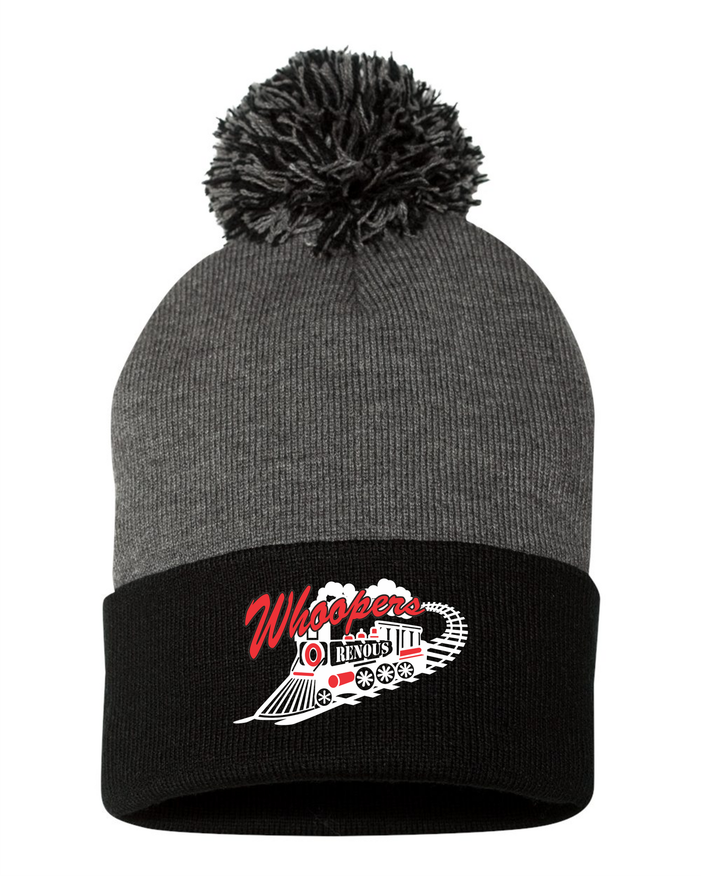 Renous Whoopers - Pom-Pom Cuffed Beanie